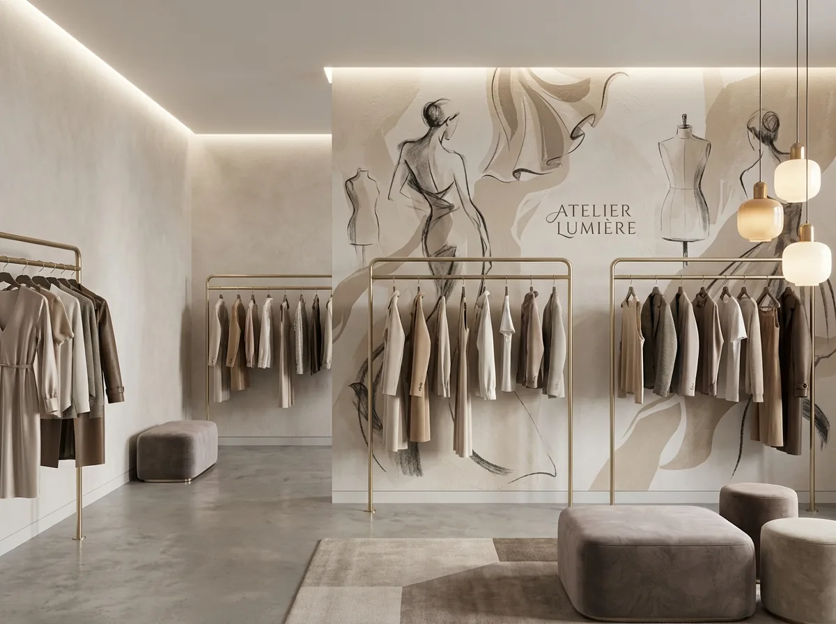 Retail wall print